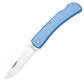 Bear and Son 137L Small Farmhand Blue Aluminum Lockback Knife