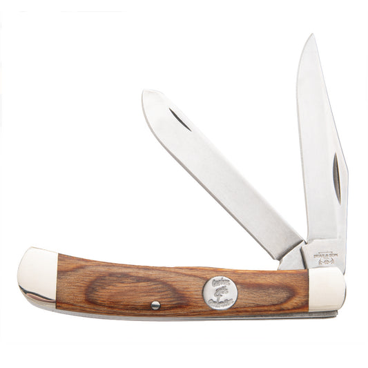 Bear and Son C254 Large Trapper Heritage Walnut Carbon Steel Slipjoint Knife at Swiss Knife Shop