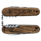 Victorinox Personalized Bunny Spartan Hardwood Walnut Designer Swiss Army Knife with Engraving Area