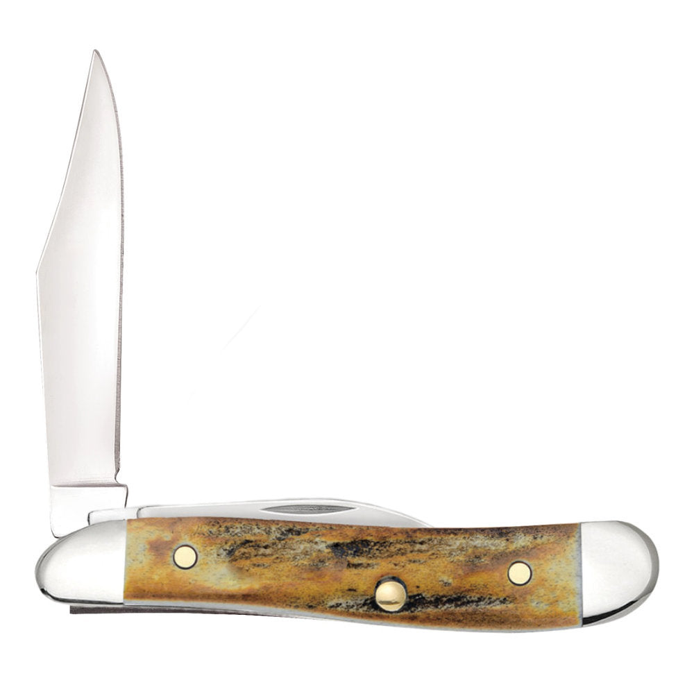 Case Peanut Genuine Stag Pocket Knife