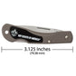 Case Boy Scout Mini Blackhorn Synthetic Lockblade Pocket Knife is 3.125-inches Closed