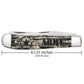Case US Army Trapper Natural Bone Pocket Knife is 4.125 Inches Long