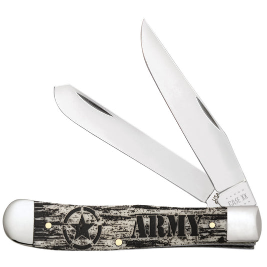 Case US Army Trapper Natural Bone Pocket Knife at Swiss Knife Shop