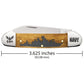 Case US Navy Canoe Antique Bone Pocket Knife is 3.625 Inches