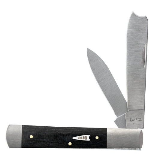 Case Razor Smooth Black Micarta 2024 Vault Pocket Knife at Swiss Knife Shop