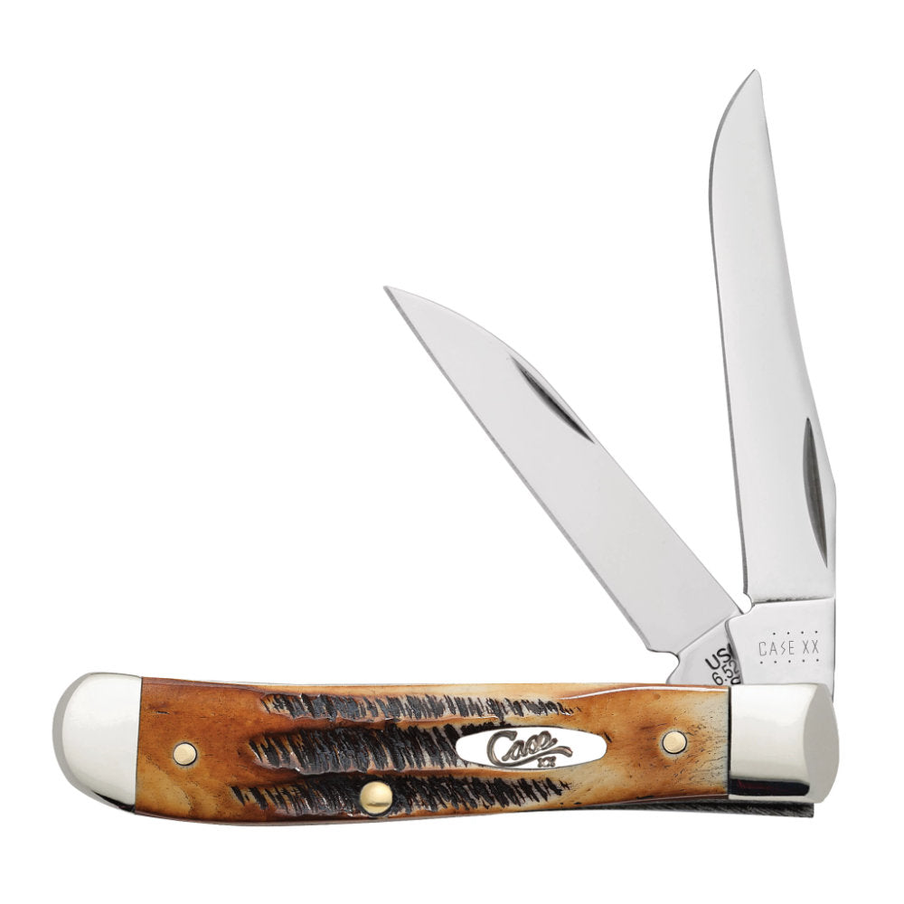 Case Mini Trapper 6.5 BoneStag Pocket Knife – Swiss Knife Shop