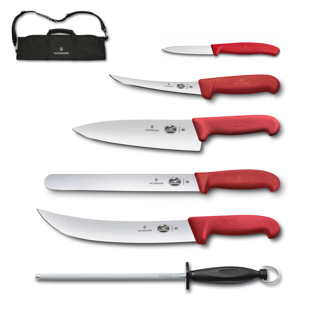 Victorinox Fibrox Pro 7-Piece Master Competition BBQ Set at Swiss Knife Shop