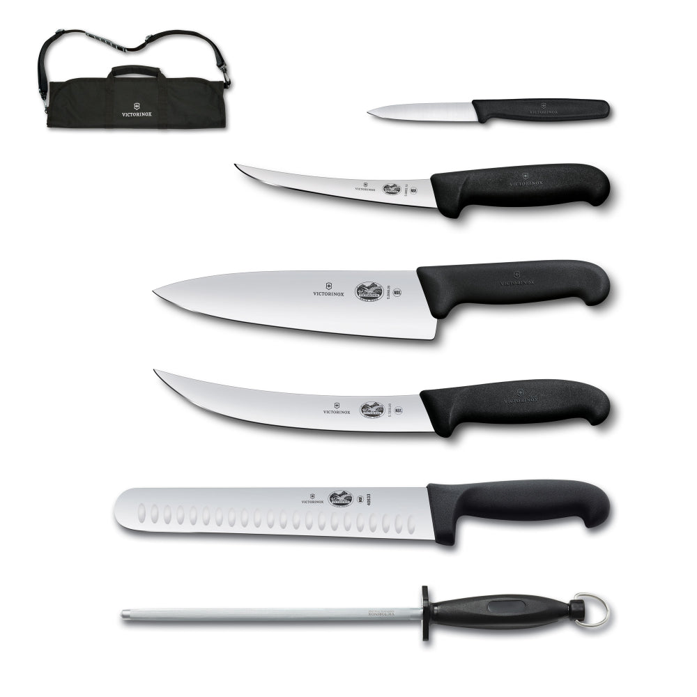 Victorinox Fibrox Pro 7-Piece Competition BBQ Set at Swiss Knife Shop