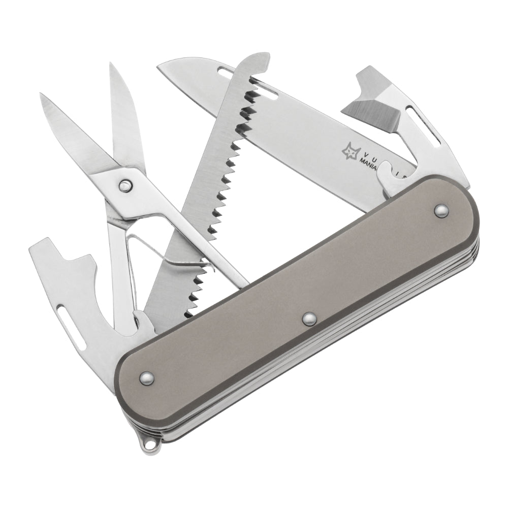 Fox Knives Vulpis SF5 Titanium Multi-function Pocket Knife at Swiss Knife Shop