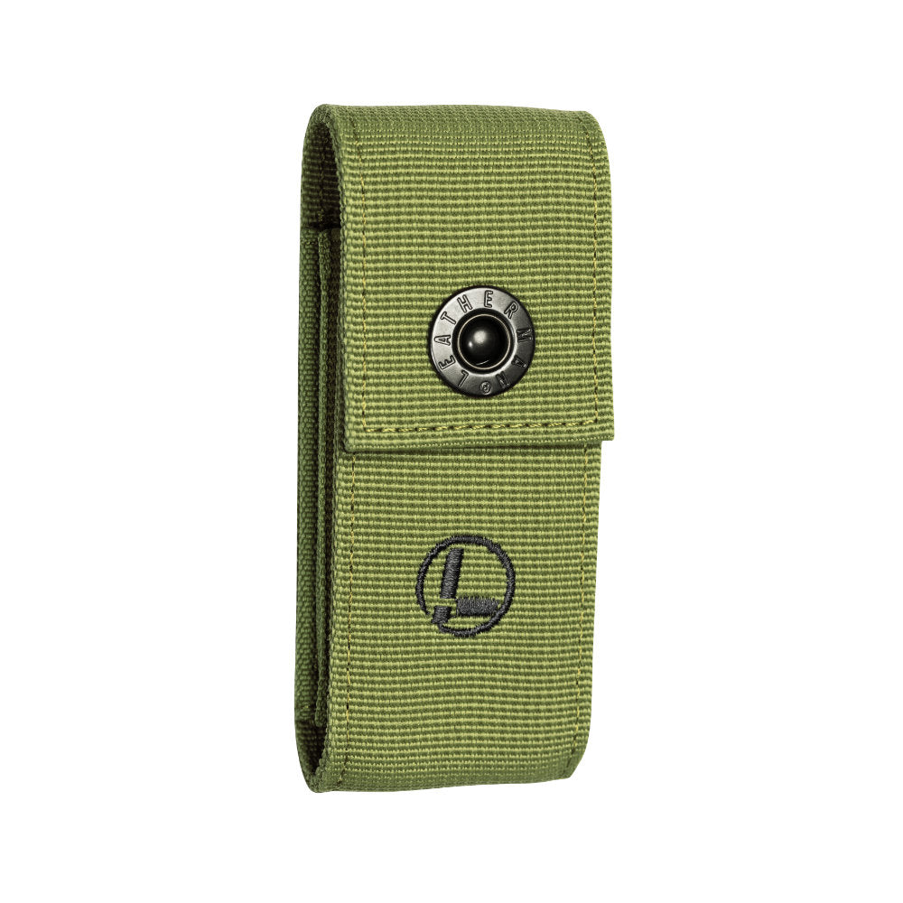 Leatherman Medium Moss Green Nylon Belt Sheath with Snap Closure