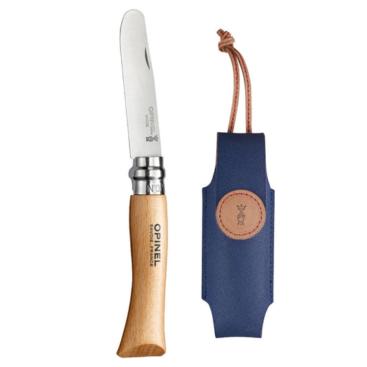Opinel No.07 My First Opinel Folding Knife and Sheath Set at Swiss Knife Shop
