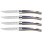 Opinel Table Chic Laminated Birch Steak Knife 4-Piece Set at Swiss Knife Shop