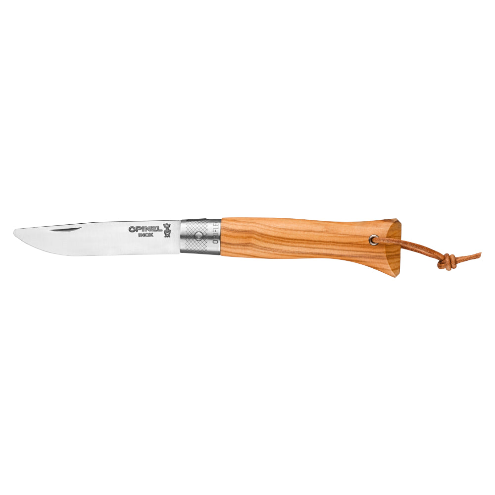 Opinel neo6 Everyday Carry Folding Knife with Olive Wood Handle