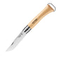 Opinel No.10 Corkscrew Stainless Steel Folding Knife with Bottle Opener Handle