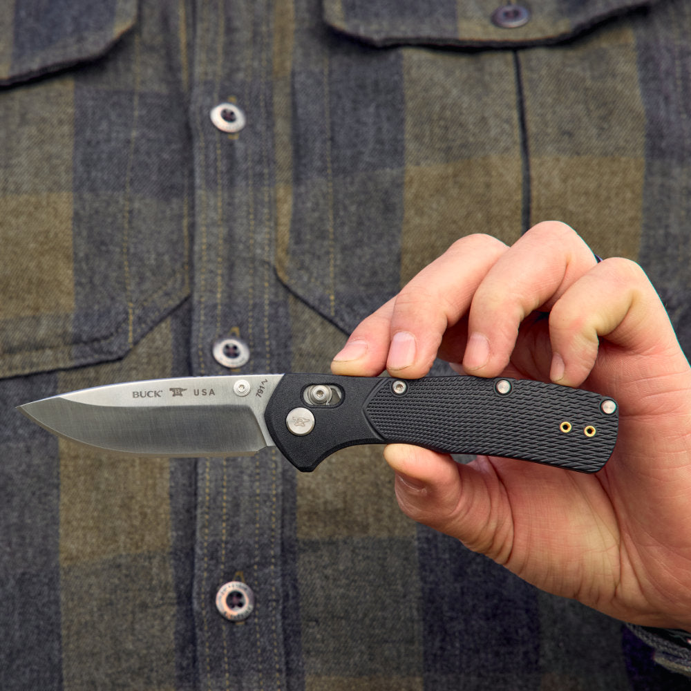 Buck 791 Range Pro Lockblade Knife in Hand