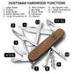 Victorinox Huntsman Hardwood Walnut Swiss Army Knife Functions