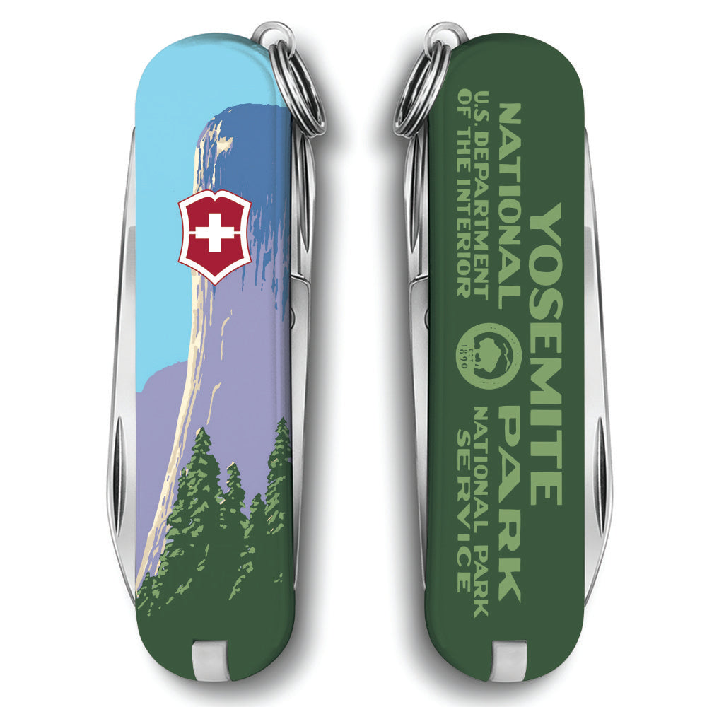 Victorinox Yosemite National Park Poster Art Classic SD Swiss Army Knife Featuring the Art of Ranger Doug