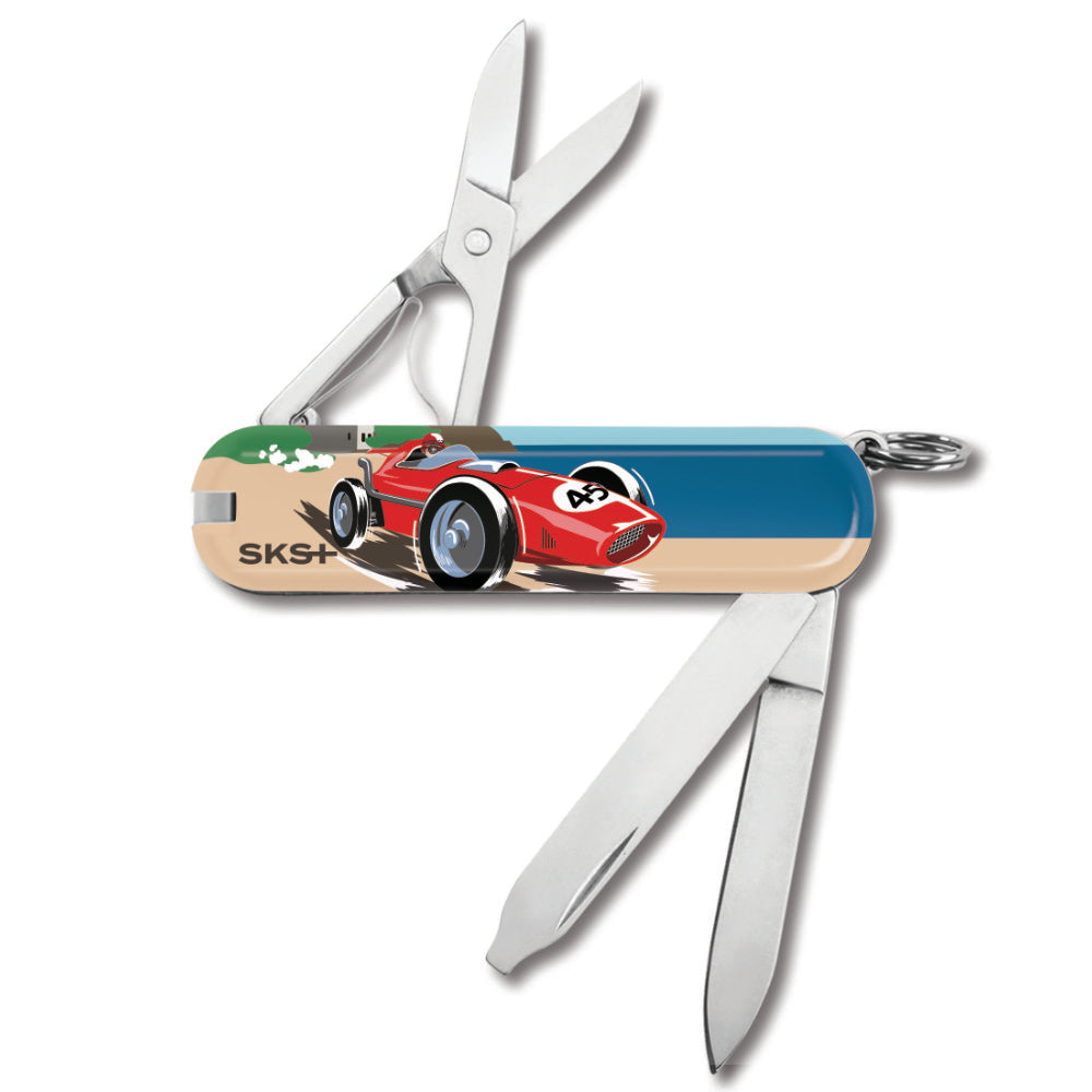 Vintage Race Car Classic SD Designer Swiss Army Knife by