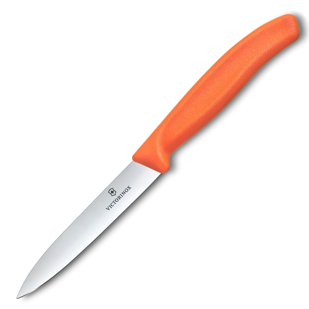 Victorinox Swiss Classic 4" Straight Blade Spear Tip Paring Knife Orange