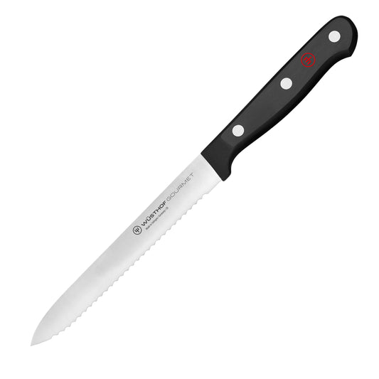 Wusthof Gourmet 5" Serrated Utility Knife at Swiss Knife Shop