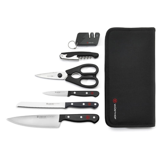 Wusthof Gourmet 7-Piece Travel Knife Set at Swiss Knife Shop
