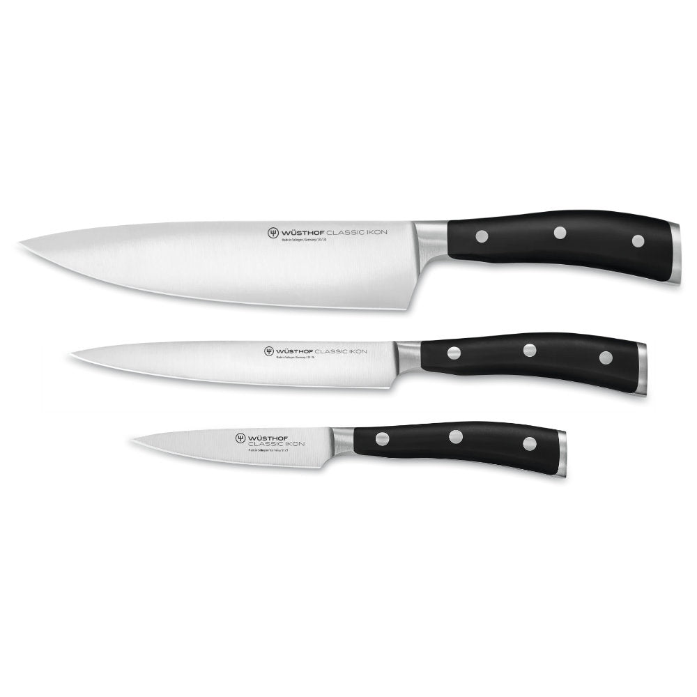 Wusthof Classic Ikon 3-Piece Chef's Set at Swiss Knife Shop