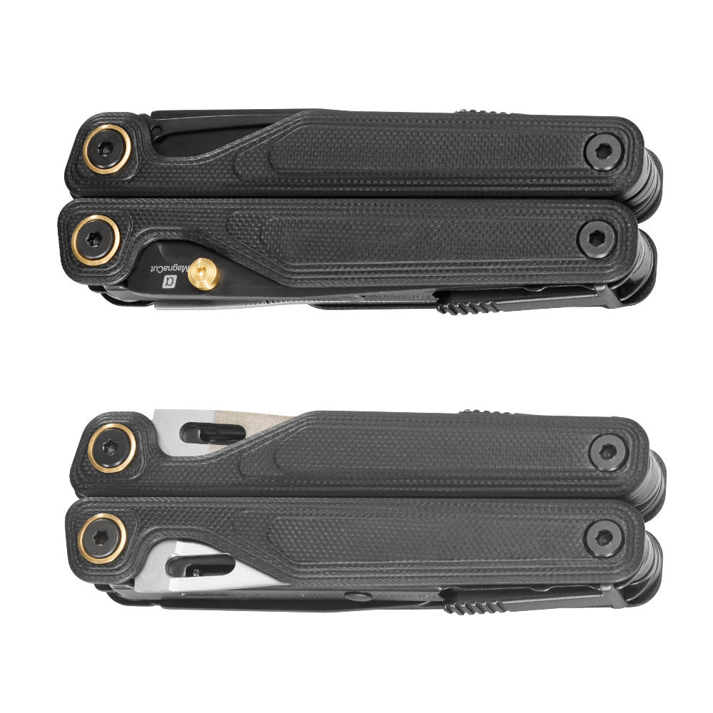 Leatherman Wave Alpha Pliers Multi-Tool Front and Back Closed Obsidian