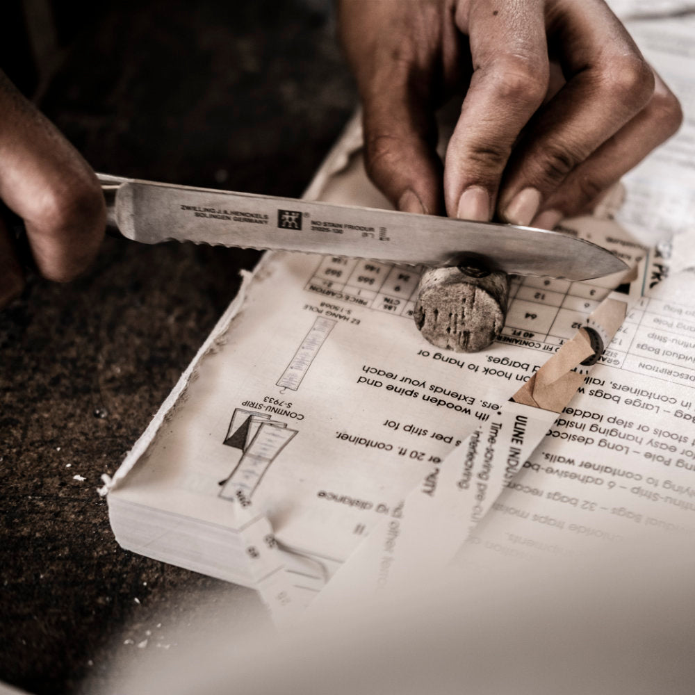 Knife Aid Professional Knife Sharpening Tests Each Knife Sharpened