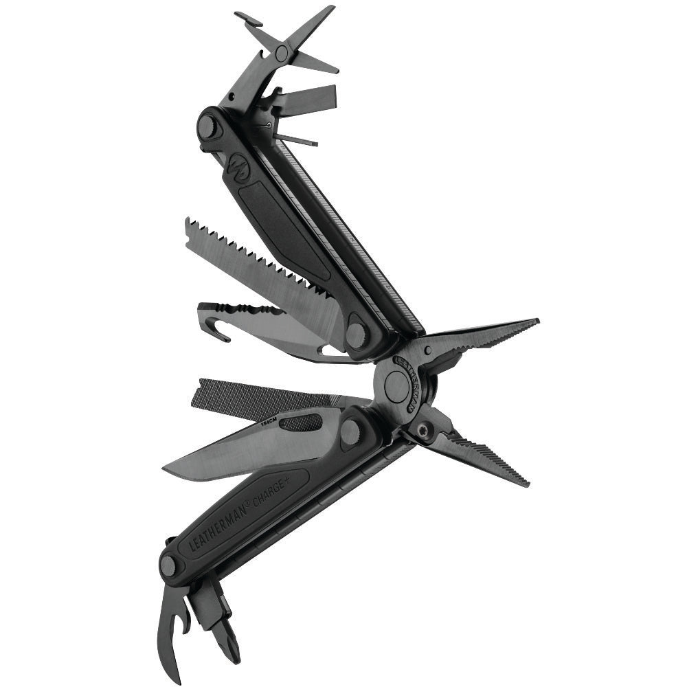 Leatherman Charge + Black Pliers Multi-tool with All Tools Fanned Open