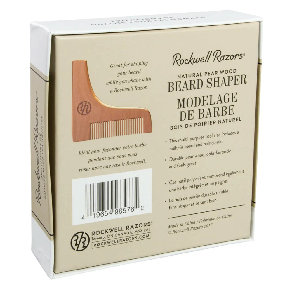 Rockwell's Natural Beard Shaper in Box with Details