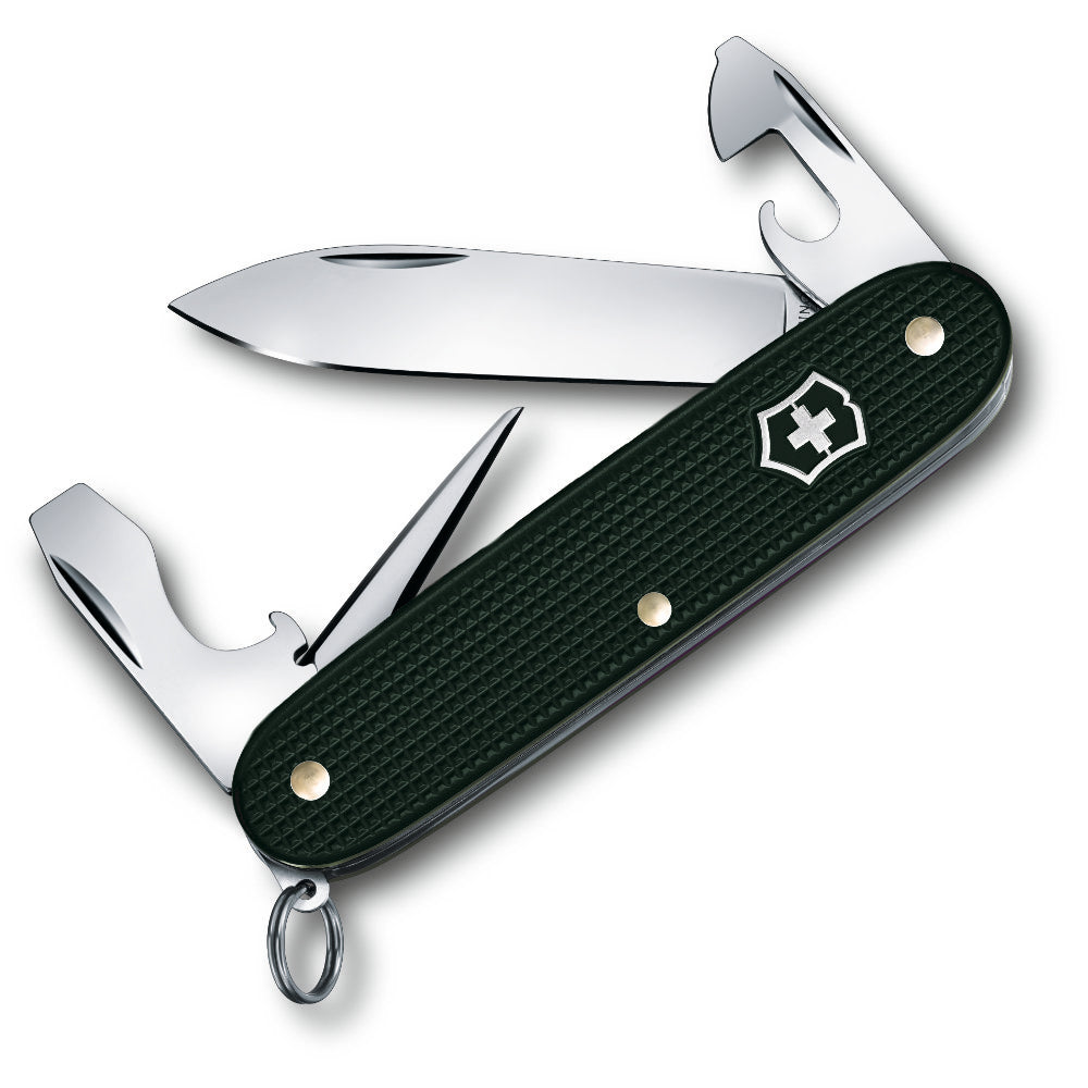 Victorinox Pioneer Green Alox Designer Swiss Army Knife
