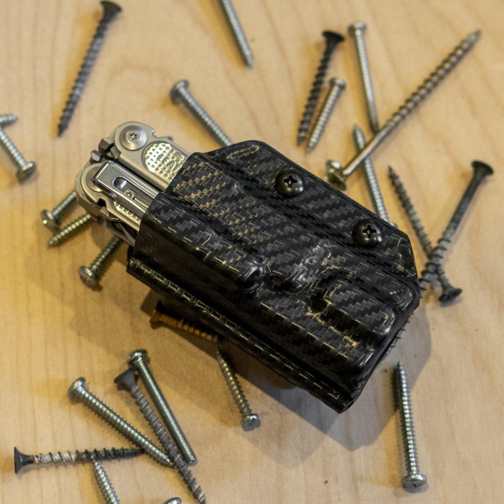 Clip & Carry Kydex Sheath for the Leatherman FREE P2 Styled Shot