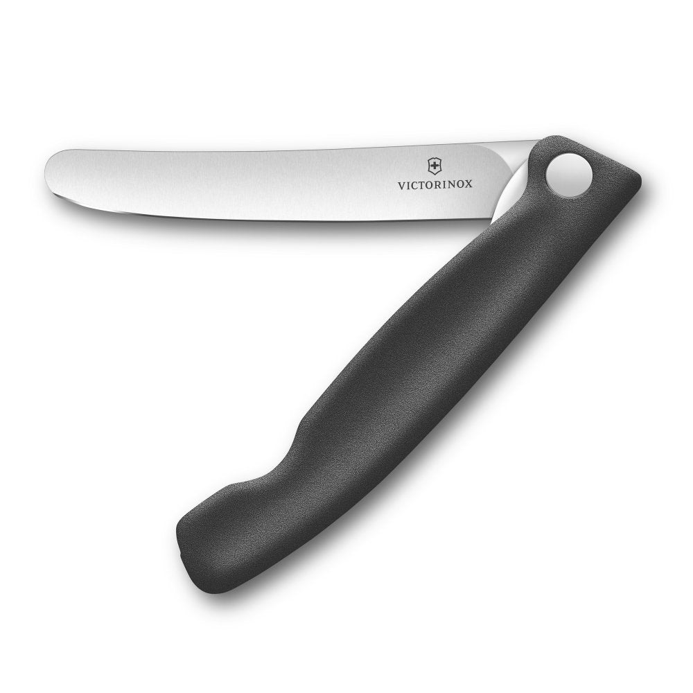 Victorinox Swiss Classic 4.3" Foldable Straight Edge Paring Knife Black