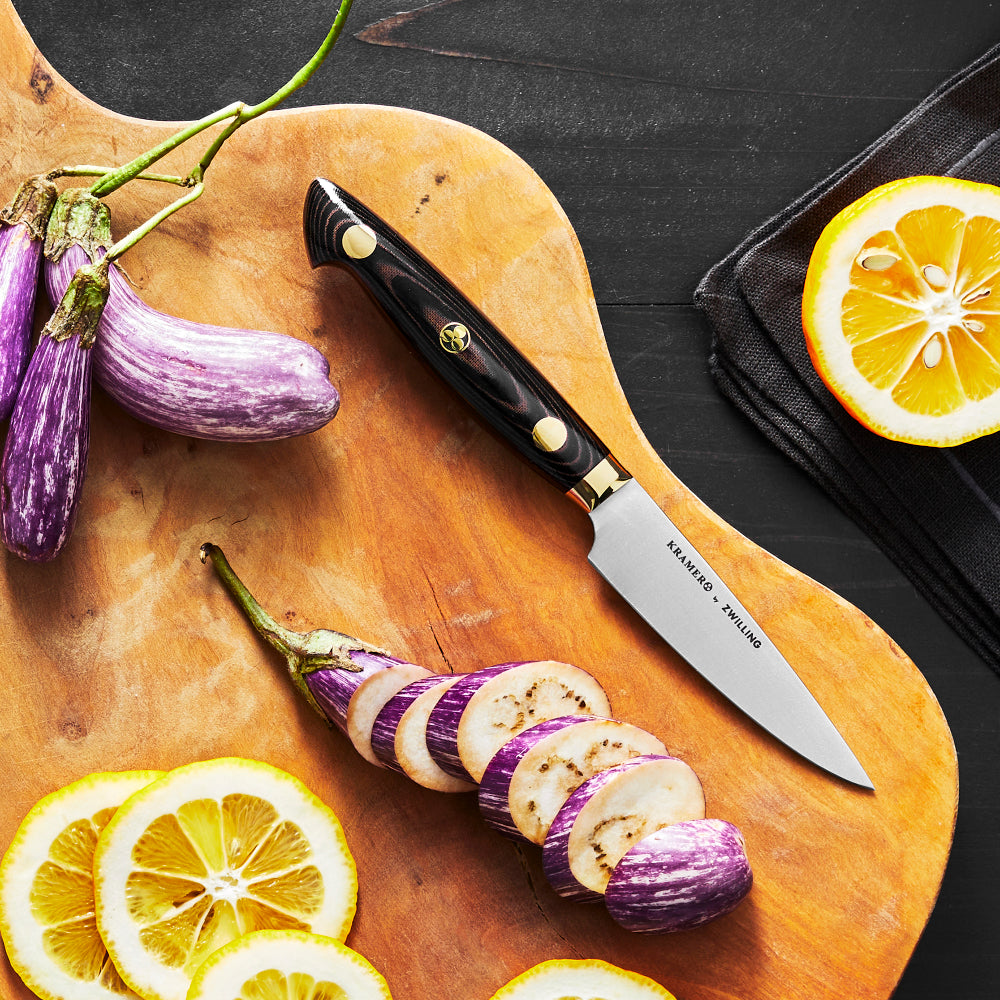 Kramer 3.5" Carbon Steel 2.0 Paring Knife by Zwilling for Small Cutting Tasks