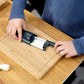 Twinny Kid's Chef's Knife by Zwilling Going into Sheath for Storage