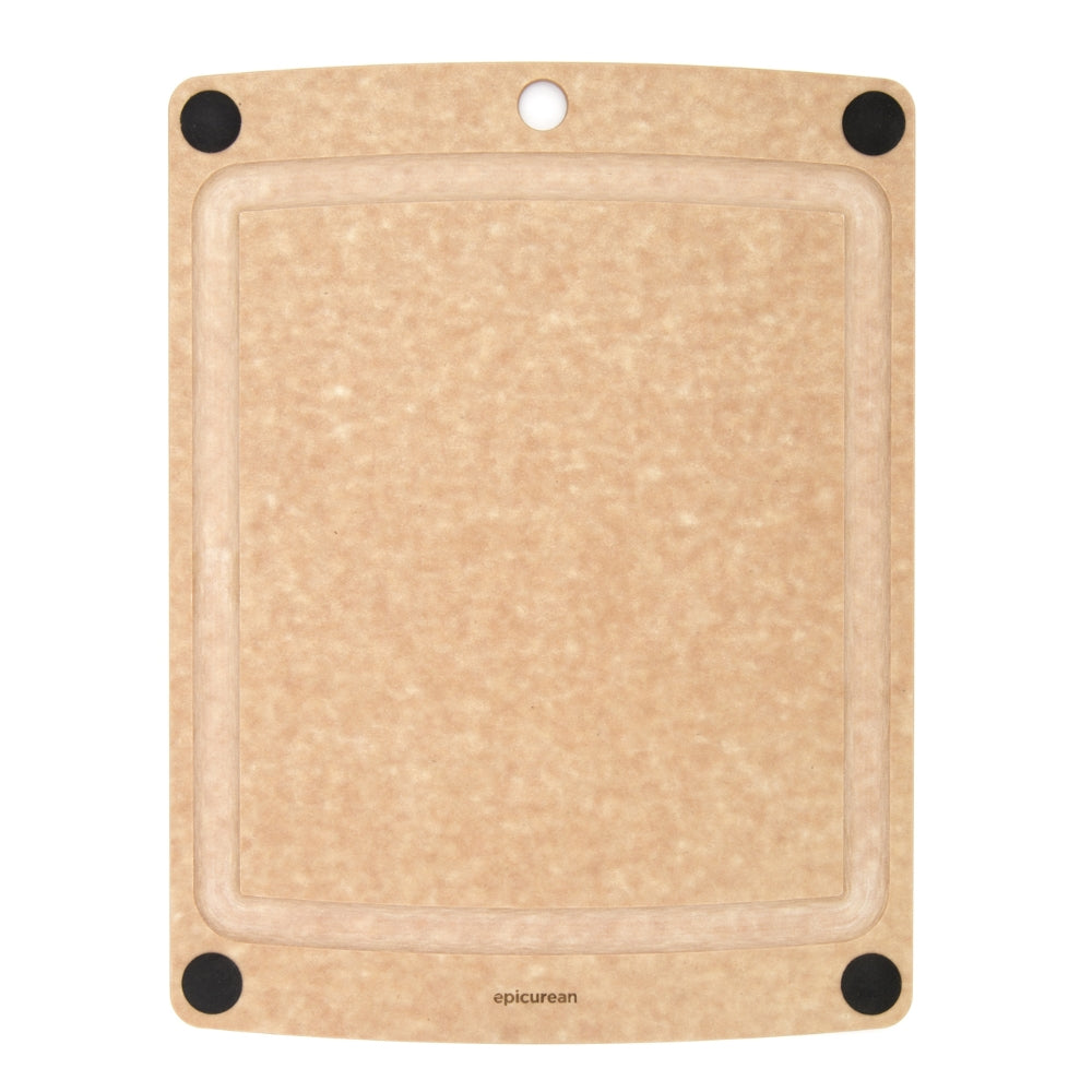 Epicurean All-in-One Series Cutting Board 14.5 inch 11.25 inch | Nutmeg/Brown