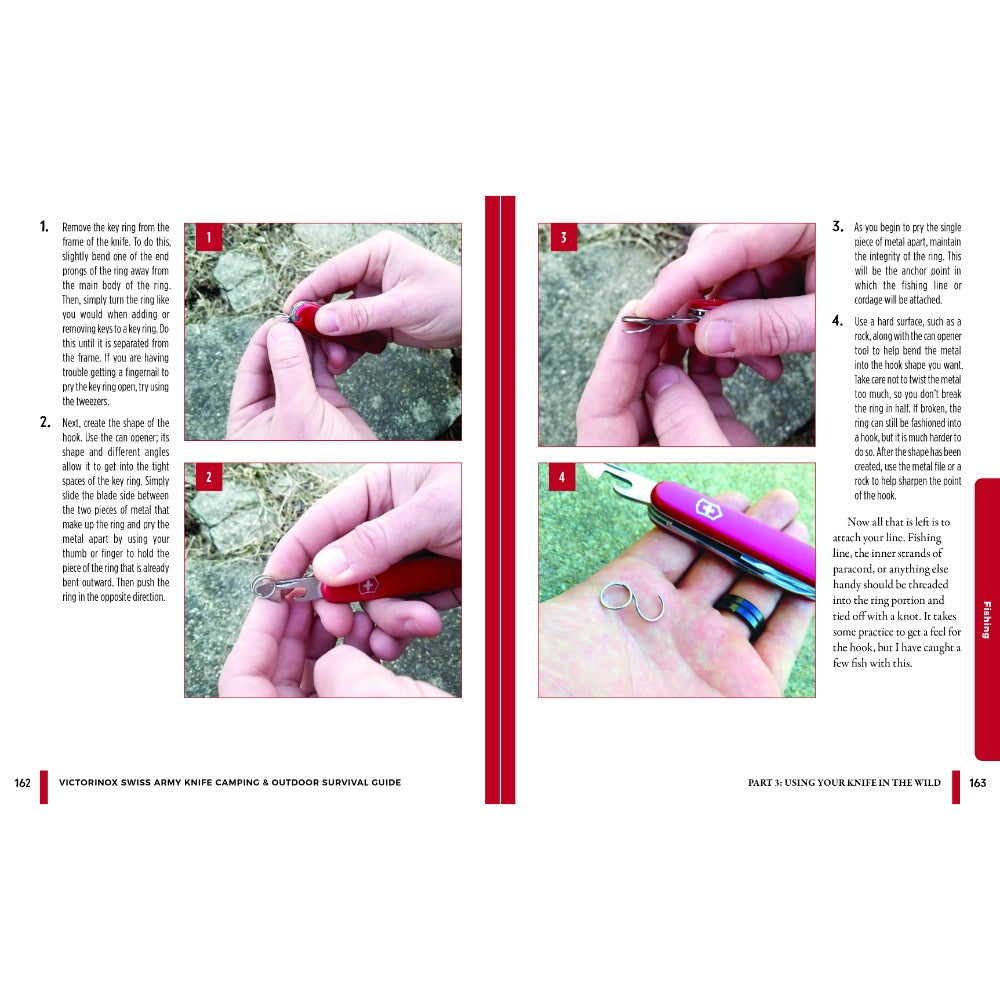 Swiss Army Knife Camping & Outdoor Survival Guide Book