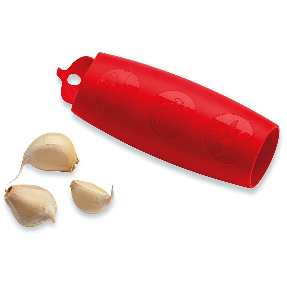 Kuhn Rikon Garlic Peeler, Red
