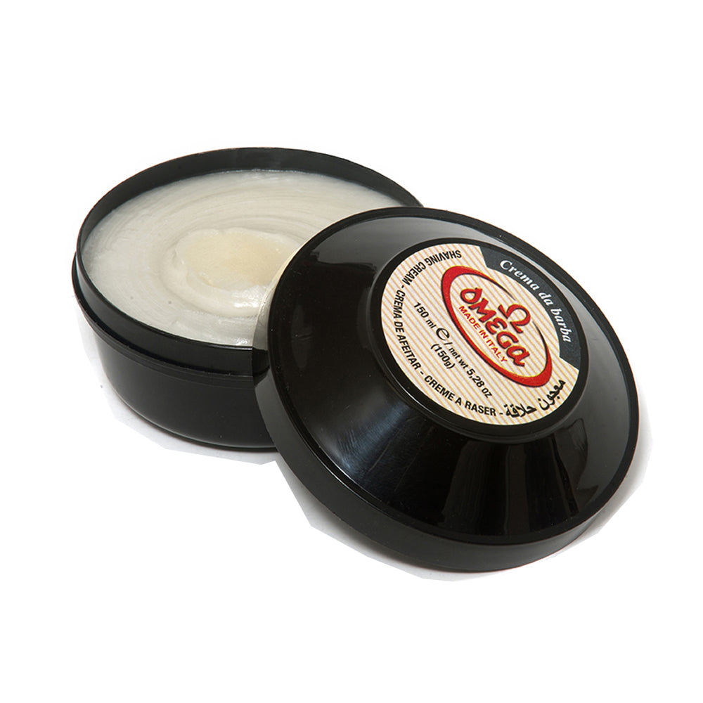 Omega Eucalyptus Shaving Cream in Bowl