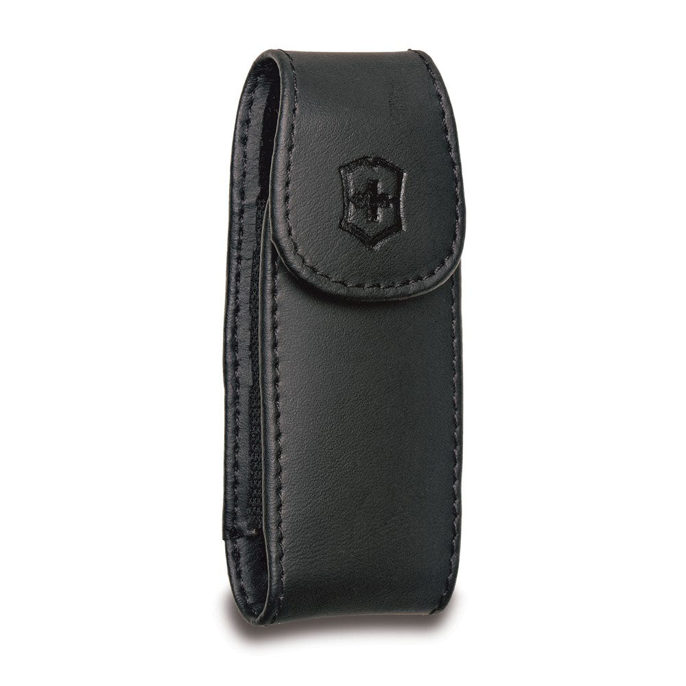 Long-Handled Toenail Scissors with black leather-like case