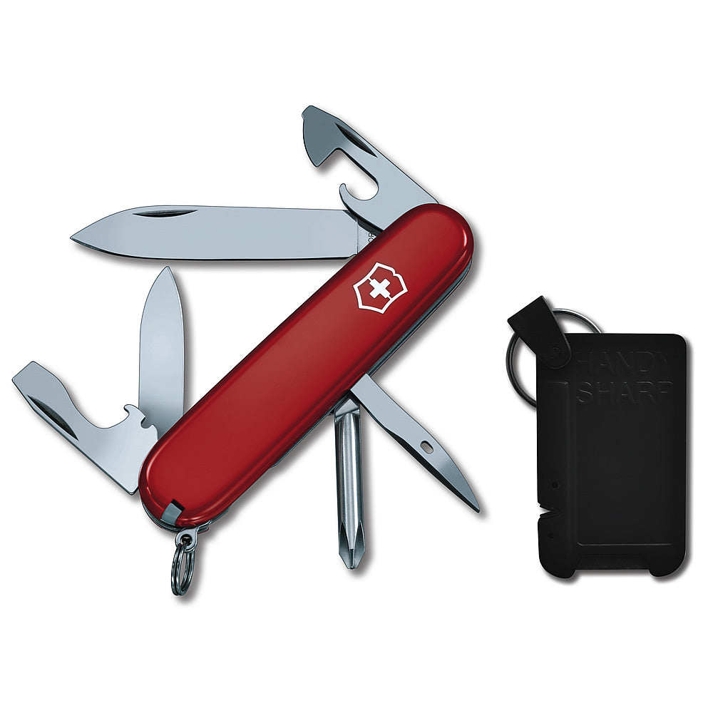 Victorinox Tinker Swiss Army Knife and Pocket Sharpener Set at