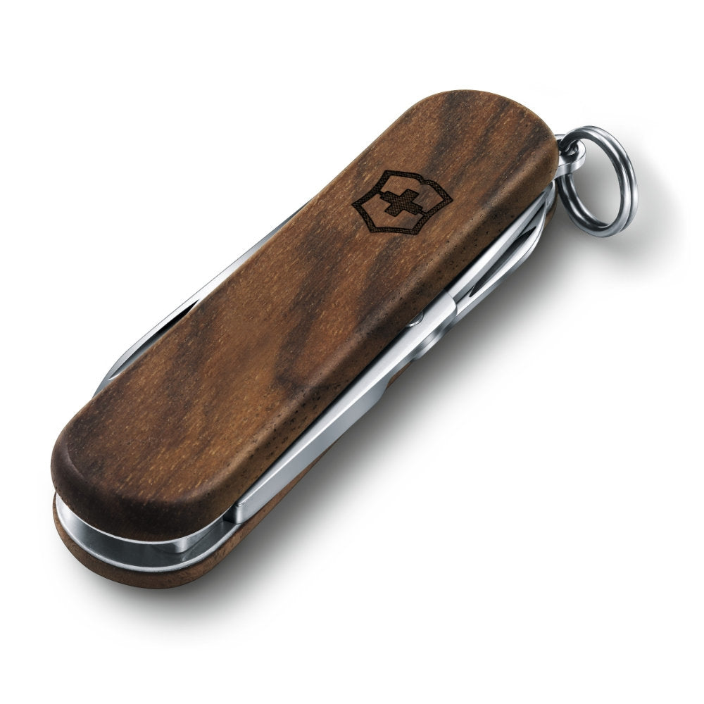 Classic SD Hardwood Walnut Swiss Army Knife Closed