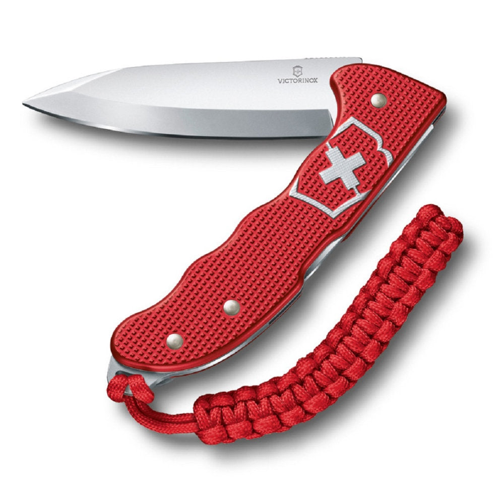 Victorinox Hunter Pro Red Alox Knife with Clip and Lanyard at Swiss Knife Shop