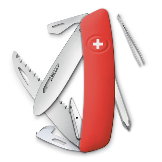 Swiza J06 Junior Swiss Pocket Knife, Red