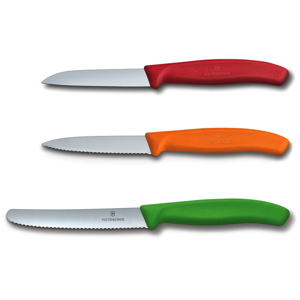 Victorinox Swiss Classic 3-Piece Paring Knife Set – Compact & Super Sharp!