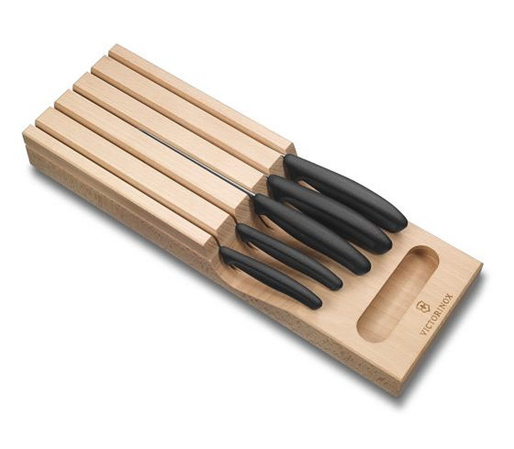 Zwilling Pro 7-Pc Knife Block Set with In-Drawer Knife Tray