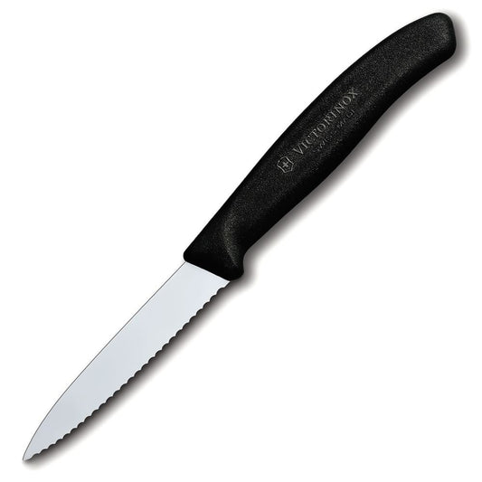 Swiss Classic 3.25" Serrated Spear Tip Paring Knife by Victorinox at Swiss Knife Shop