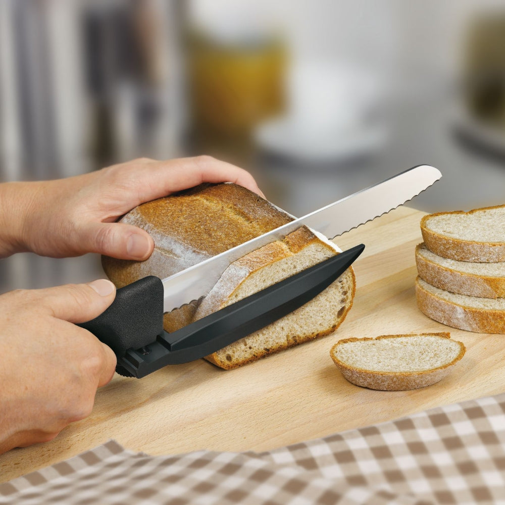 Swiss Classic 8" Serrated DUX-Knife with Adjustable Slicing Guide by Victorinox