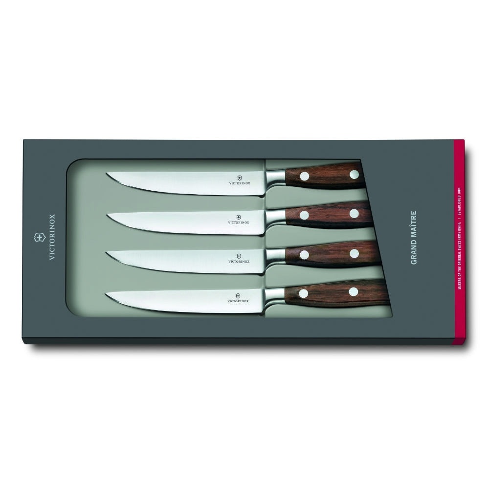 5 inch Vintage Steak Knives, 4-Piece Sets, Fine-Edge or Serrated, Size: 4- Piece Set