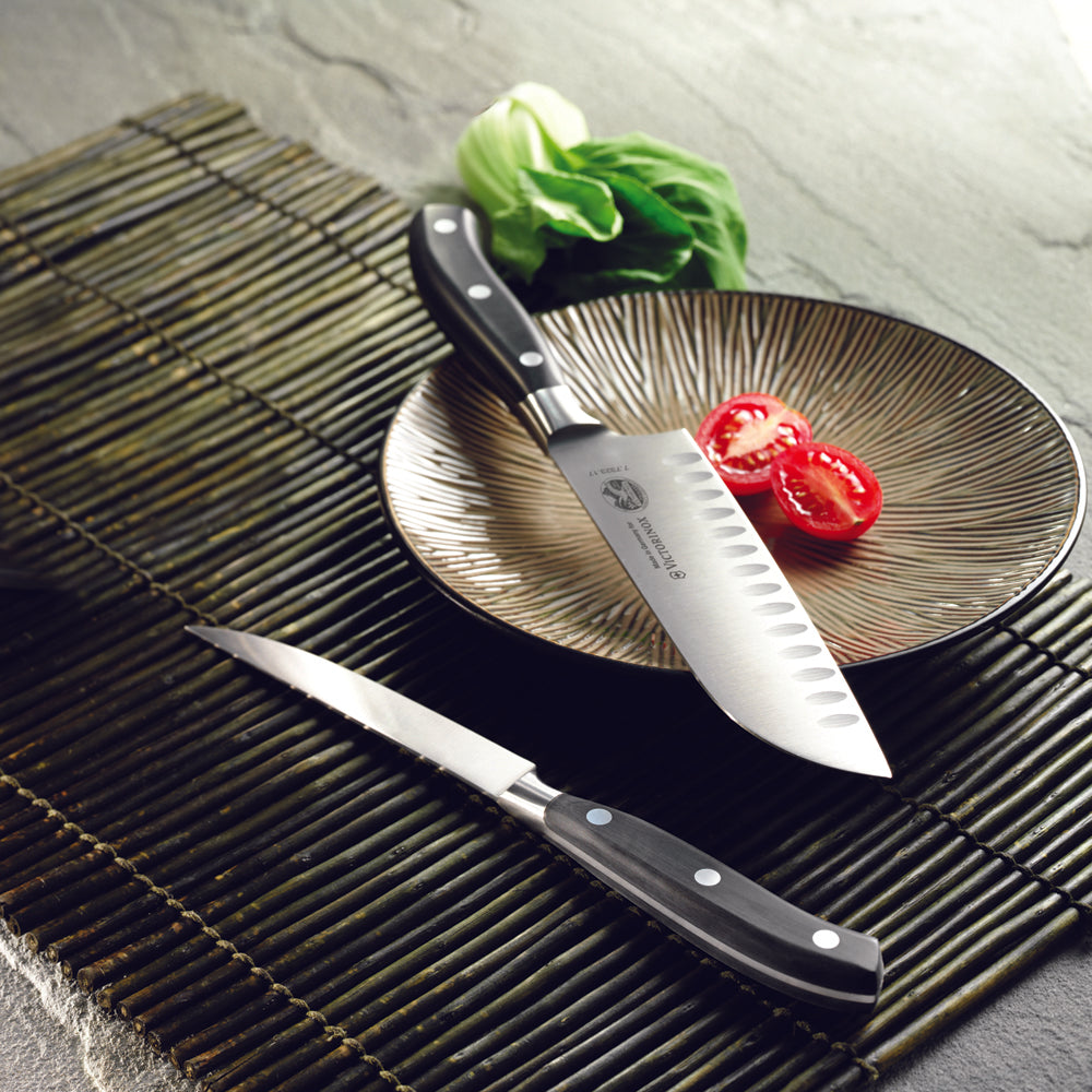 Victorinox Grand Maitre 7" Granton Santoku Knife